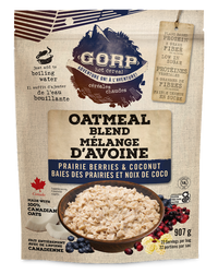GORP Oatmeal Blend - Prairie Berries & Coconut